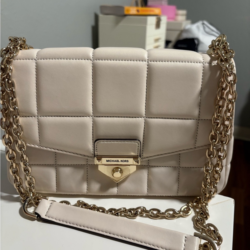 Michael Kors SoHo Large Quilted Leather Shoulder Bag